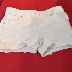 White Denim shorts for girls. Cat & Jack. Size 7-8